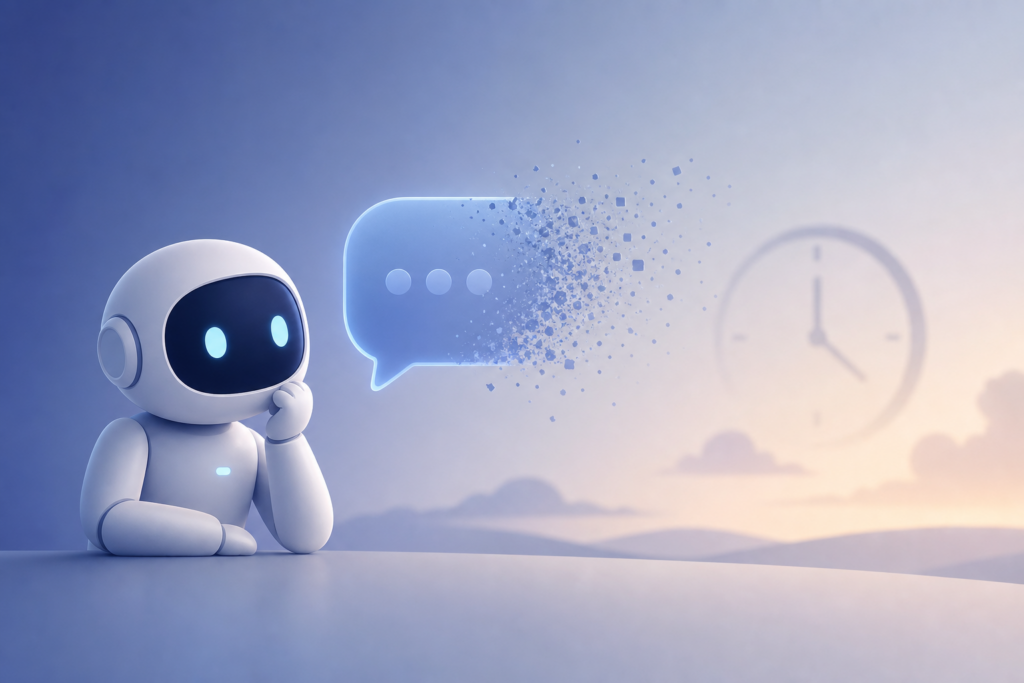 Why AI Chatbots Forget Your Conversation After a Few Hours
