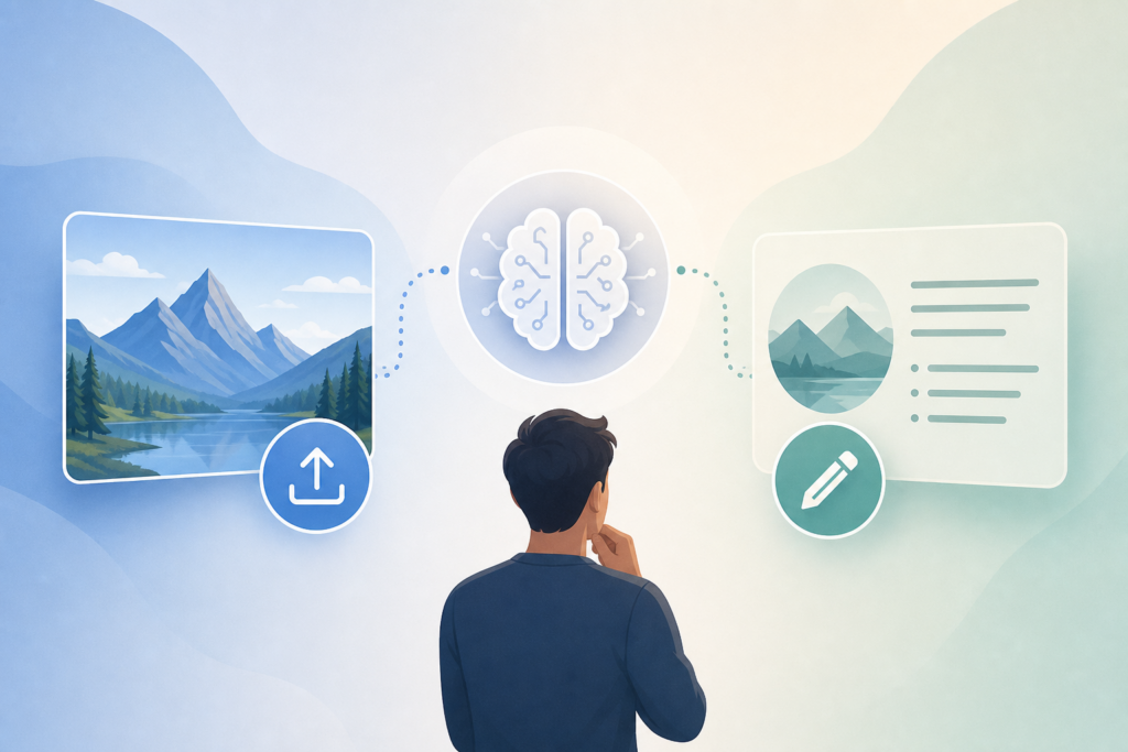 Should You Upload Images or Describe Them to AI?